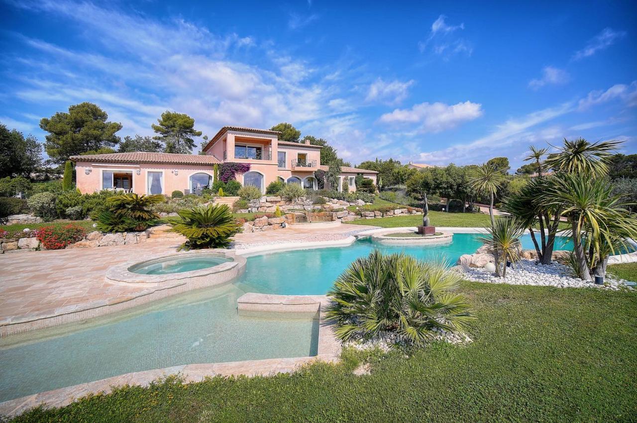 "Au Havre De Paix" 5 Etoiles Prestige Jacuzzi, Hammam, Sauna, Piscine Chauffee Mougins Cannes Grasse Exteriör bild
