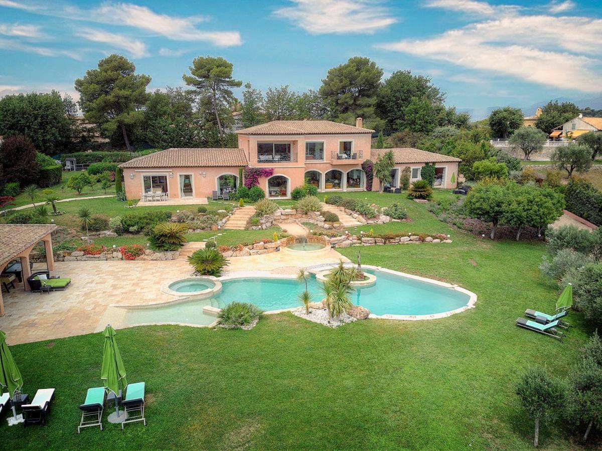 "Au Havre De Paix" 5 Etoiles Prestige Jacuzzi, Hammam, Sauna, Piscine Chauffee Mougins Cannes Grasse Exteriör bild