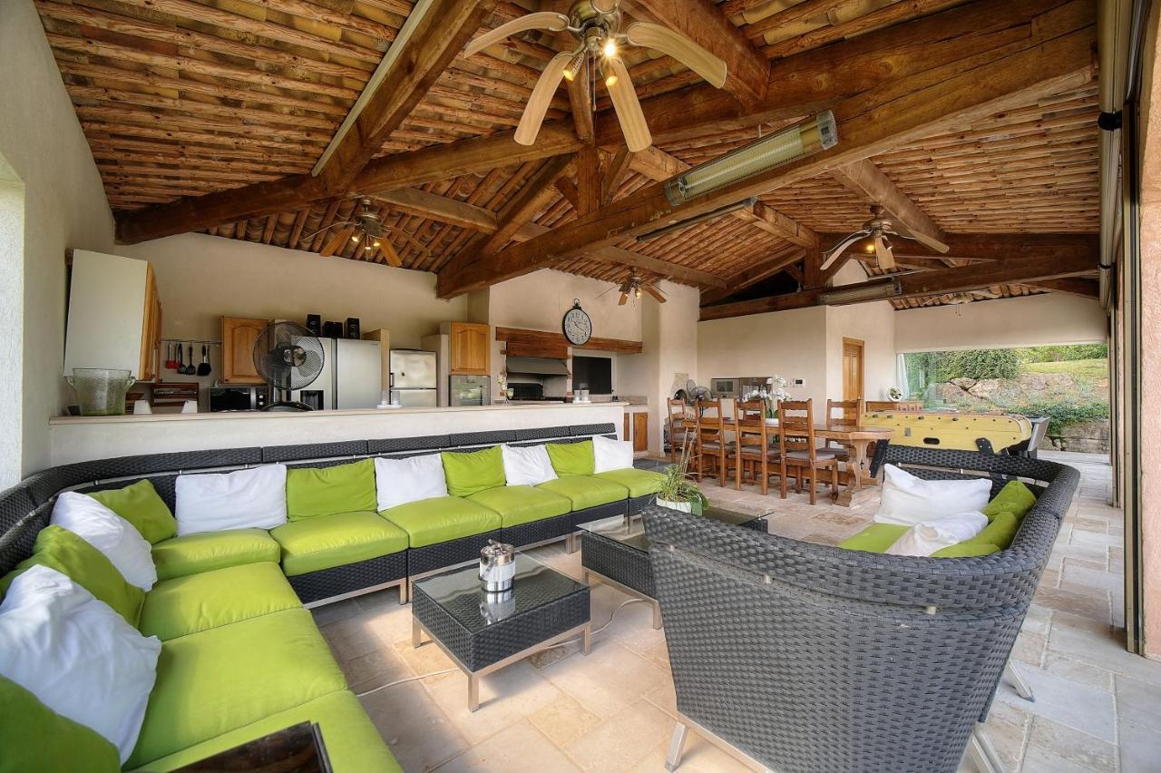 "Au Havre De Paix" 5 Etoiles Prestige Jacuzzi, Hammam, Sauna, Piscine Chauffee Mougins Cannes Grasse Exteriör bild